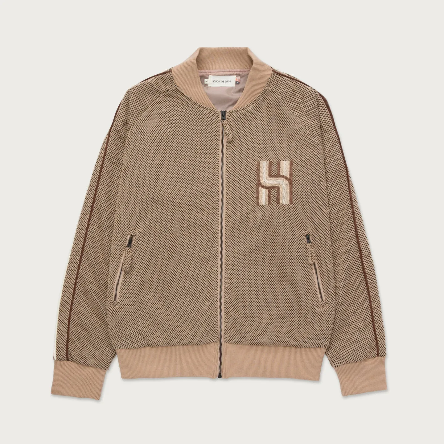 HONOR THE GIFT C-fall Novelty Knit Track Jkt Men Apparel