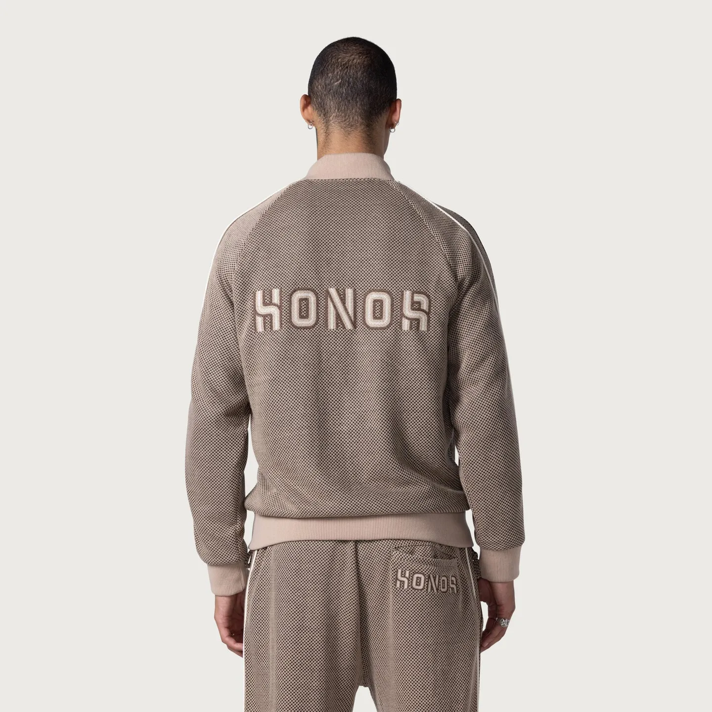 HONOR THE GIFT C-fall Novelty Knit Track Jkt Men Apparel