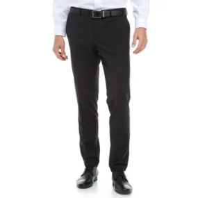 Hugo Boss Mens Slim fit Dress Pants 38 / 33 Black Solid Stretch