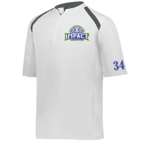 Impact - Clubhouse Pullover Cage Jacket - White/Graphite (229581/229681)