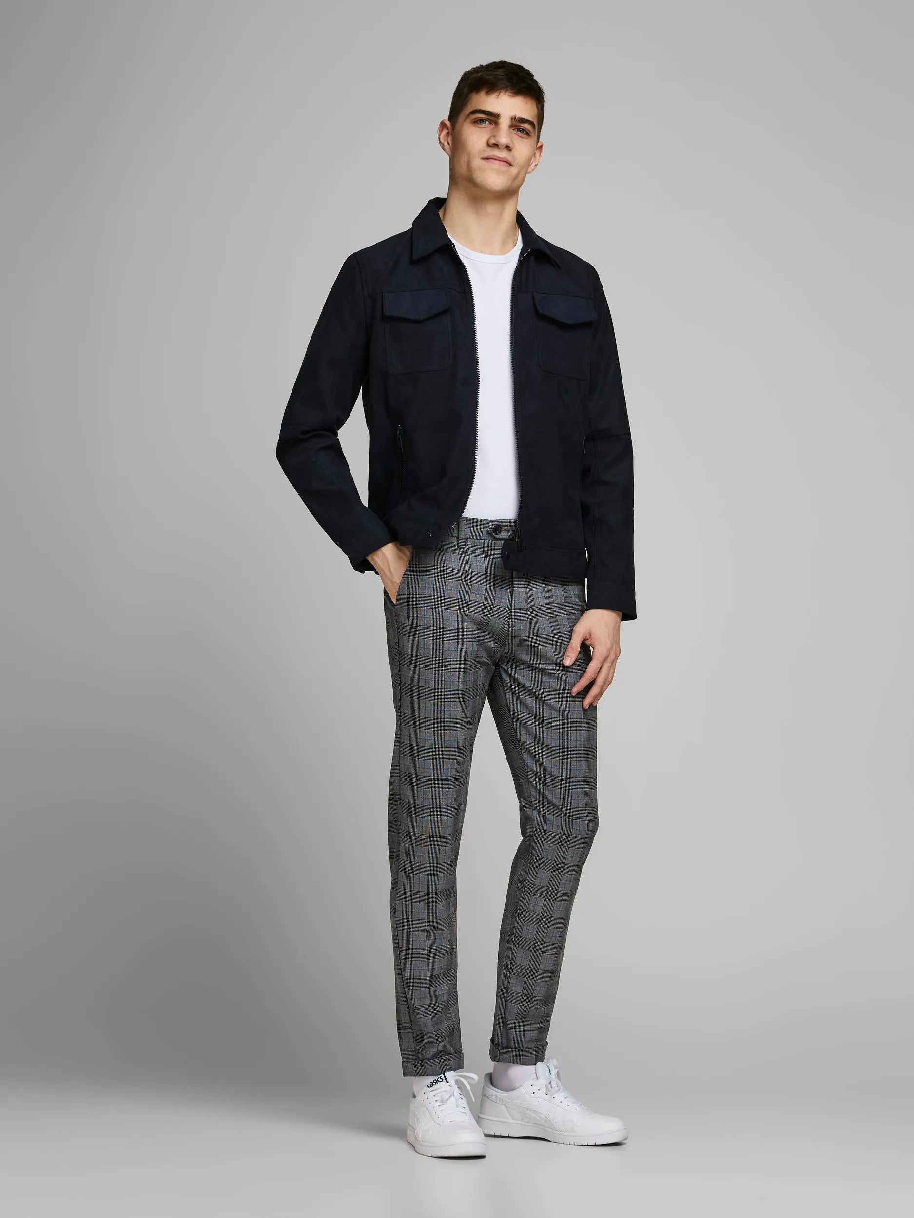 Jack&Jones MARCO CONNOR CHECKERED CHINO PANTS