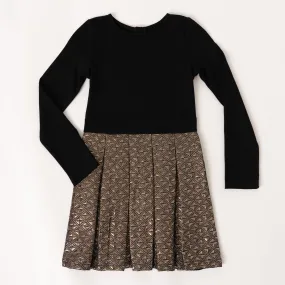 Jacquard lurex party dress