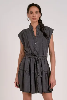 JEANIE LAYERED COLLARED DRESS DT50100