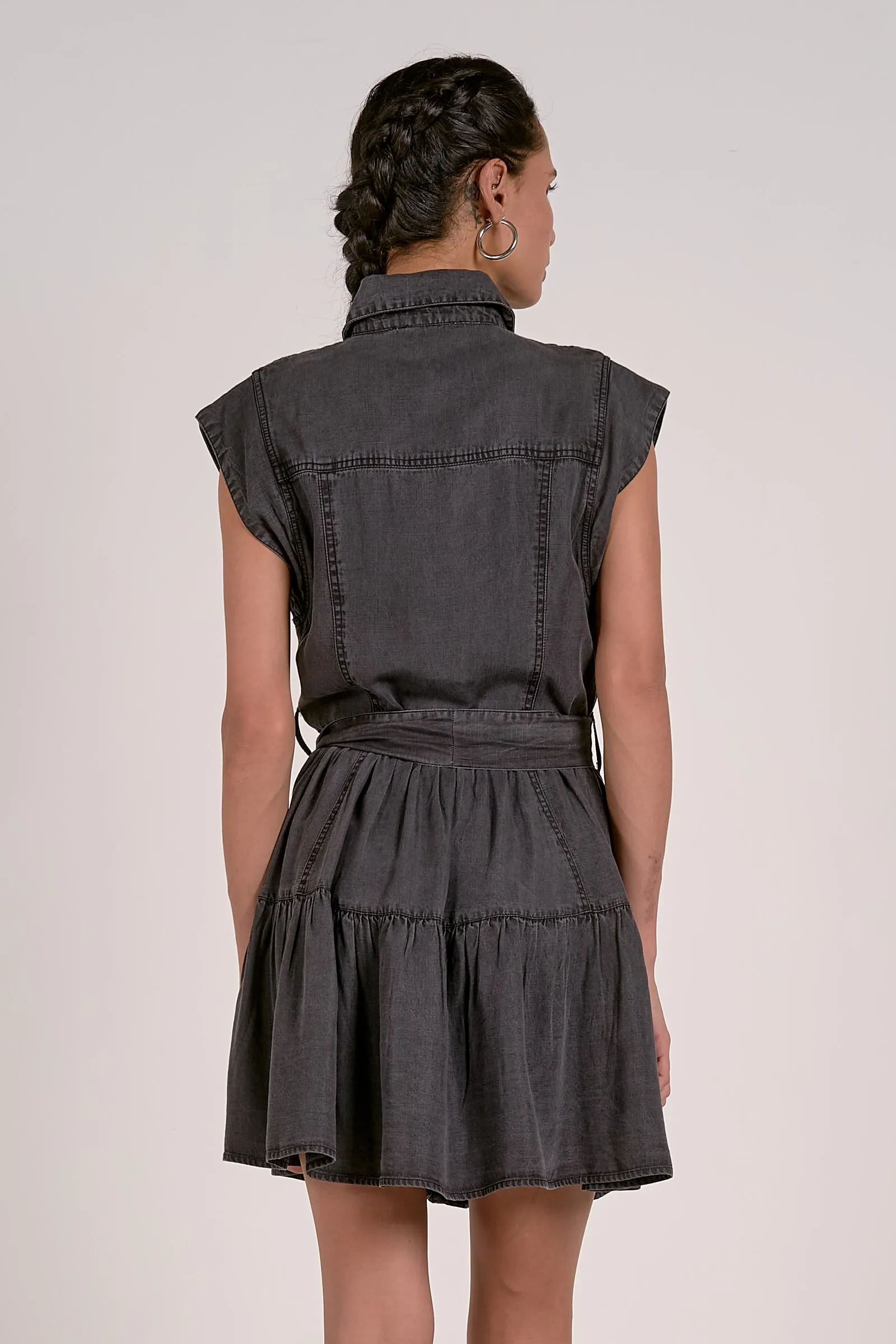 JEANIE LAYERED COLLARED DRESS DT50100