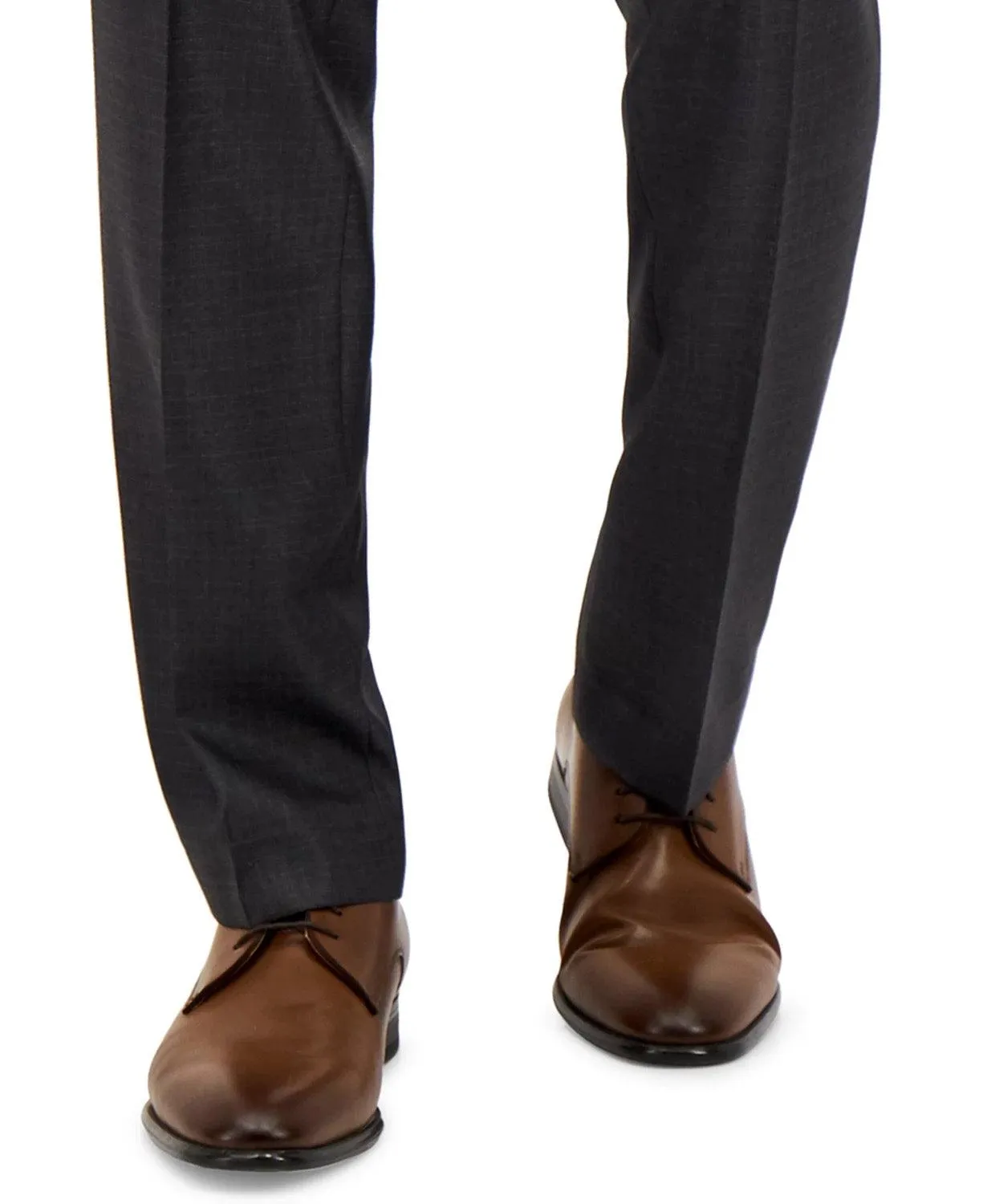 Kenneth Cole Reaction Mens Slim fit Dress Pants 30 / 30 Grey Striped