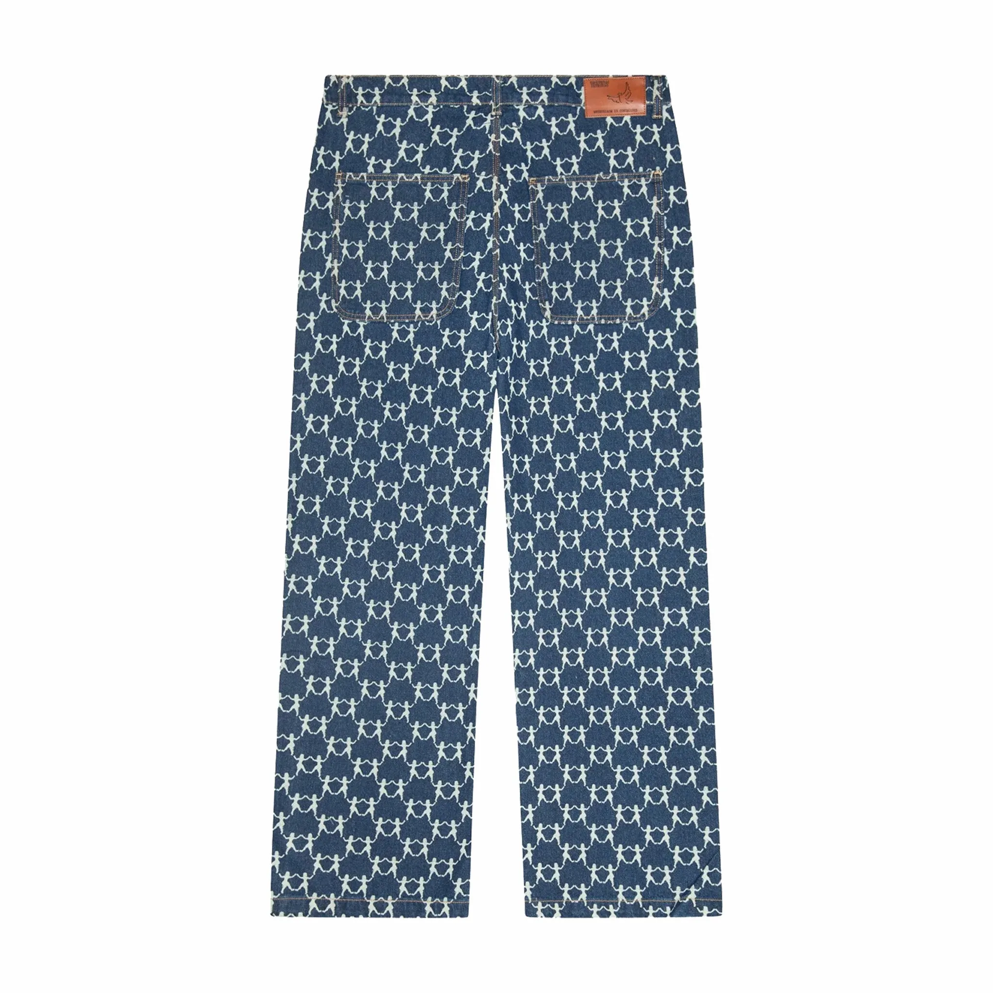 KidSuper Studios Dancing Ladies Print Pants (Blue)