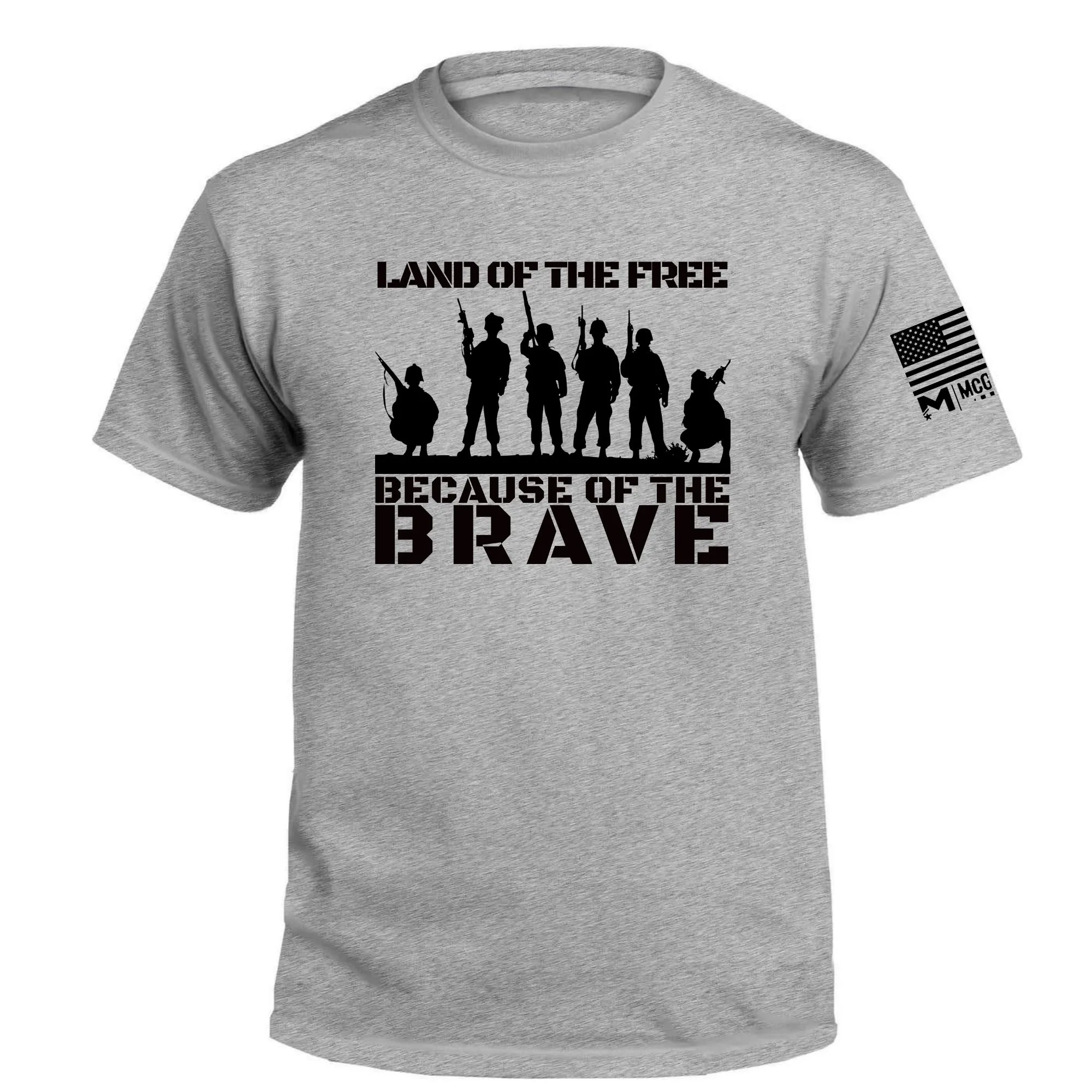 Land of The Free Polycotton Graphic T-Shirt