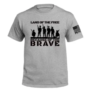 Land of The Free Polycotton Graphic T-Shirt