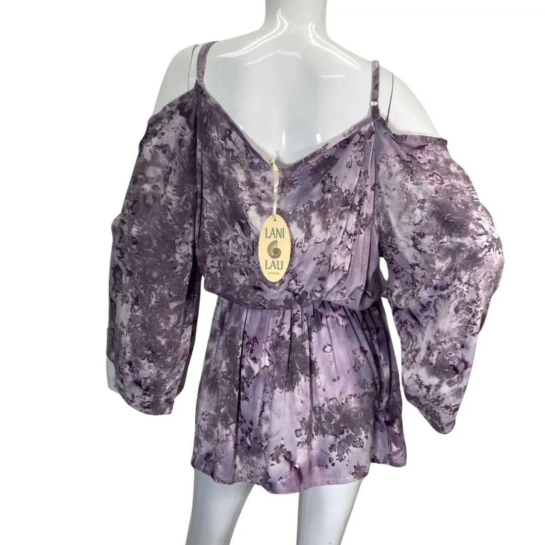 Lani Lau Hawaii Splash Kimi Violet Dress