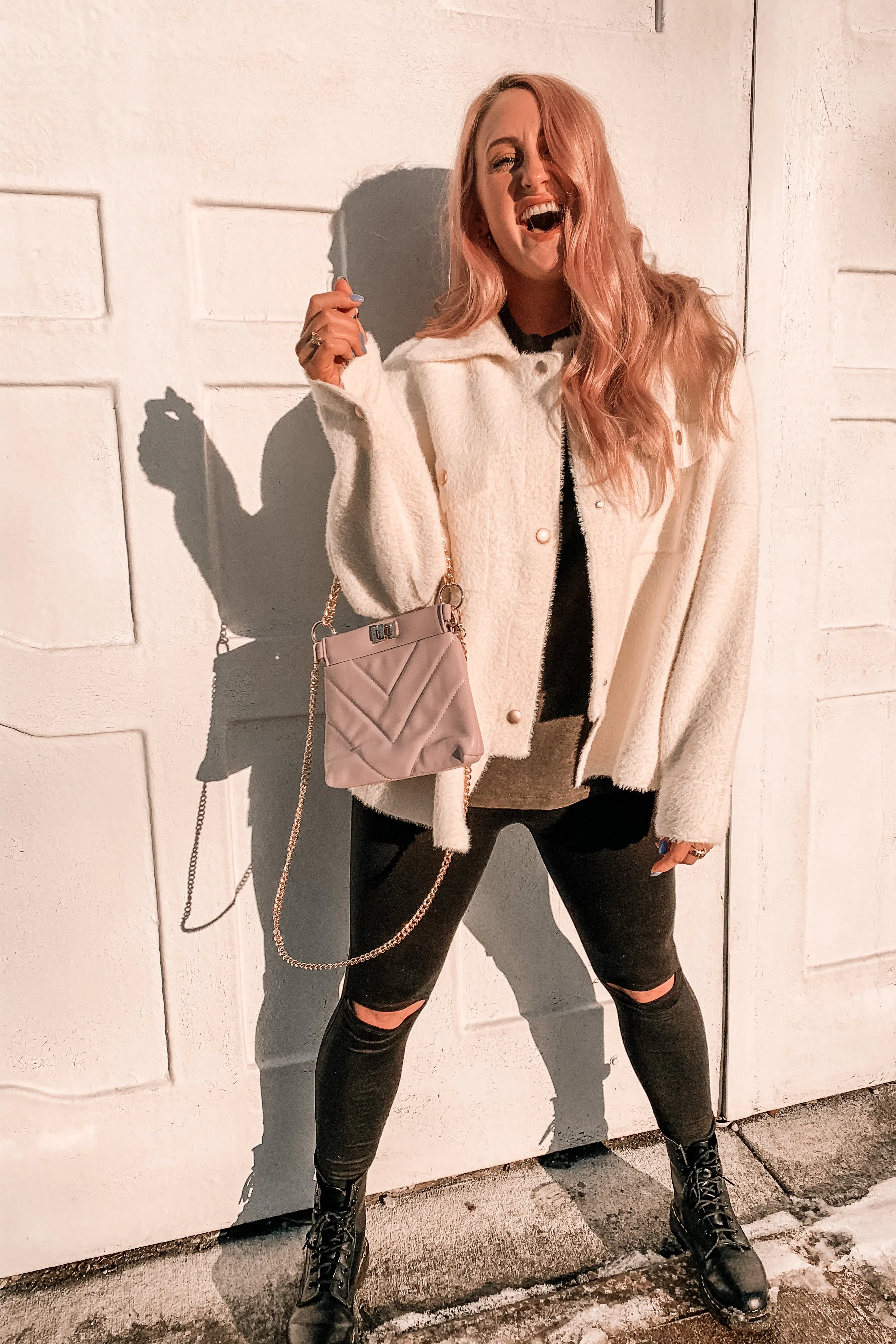 Lavender Lush Handbag