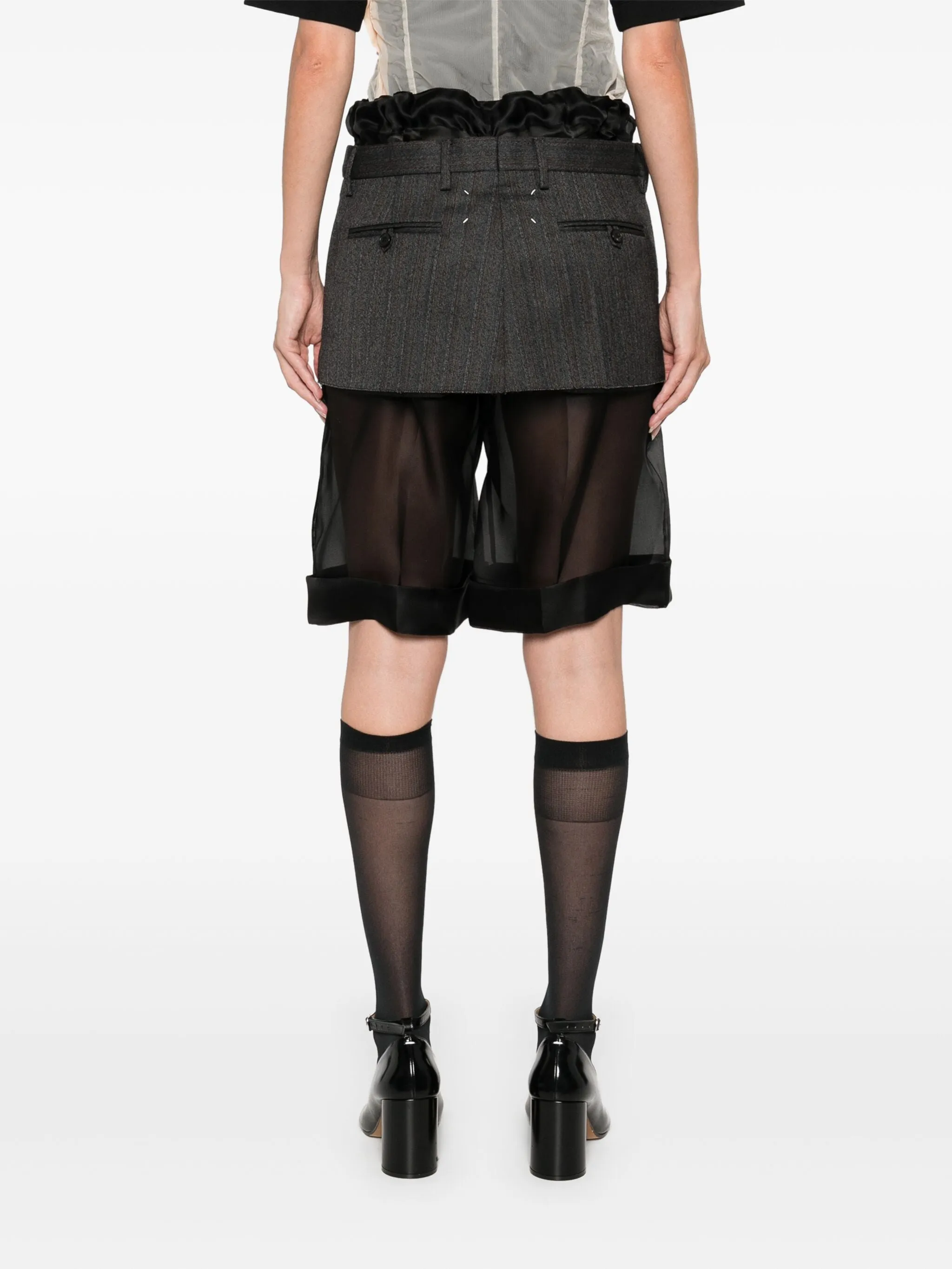 Layered Skirt Shorts