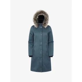 Lemieux Anya Waterproof Riding Coat Petrol