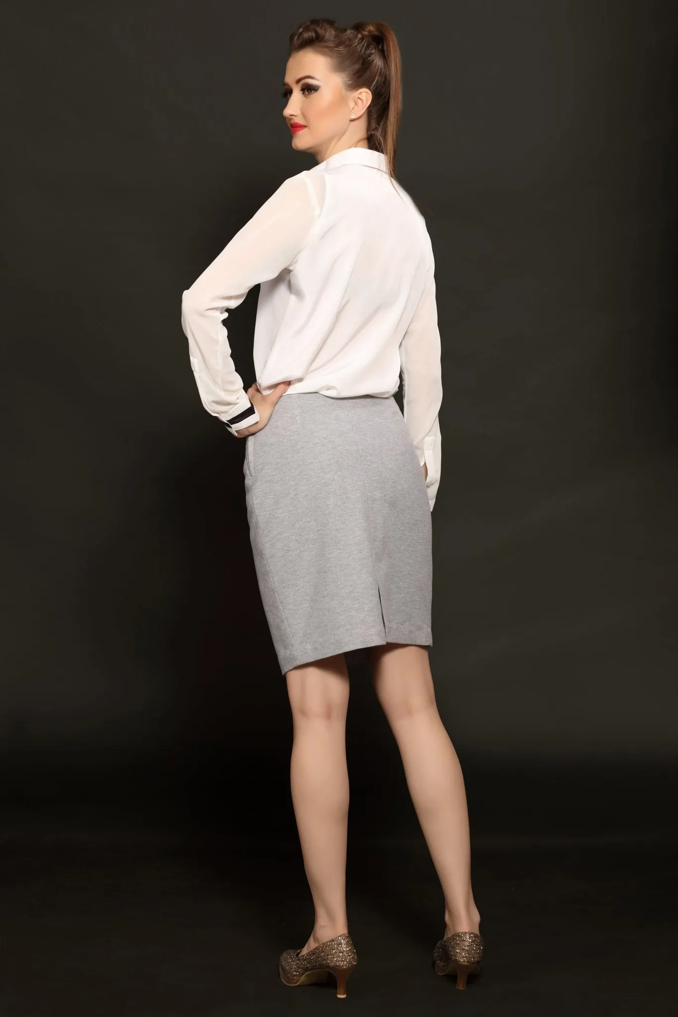 Light Grey Skirt