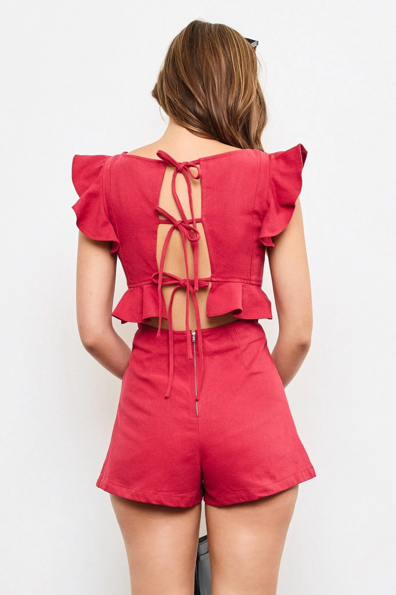 Lindz Romper Open Back