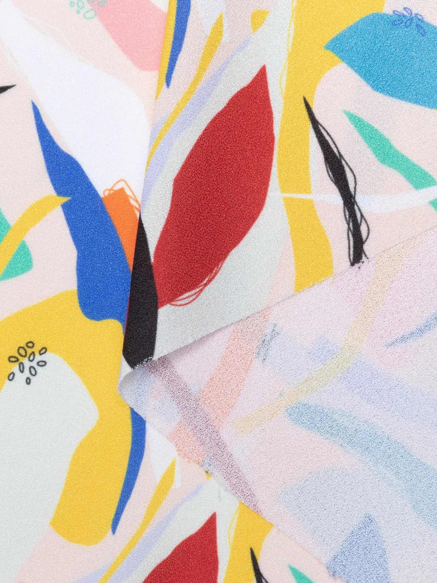 Long Flounce Skirt Abstract Sailing