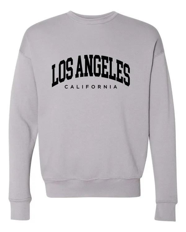 Los Angeles California Graphic Crewneck Sweatshirt