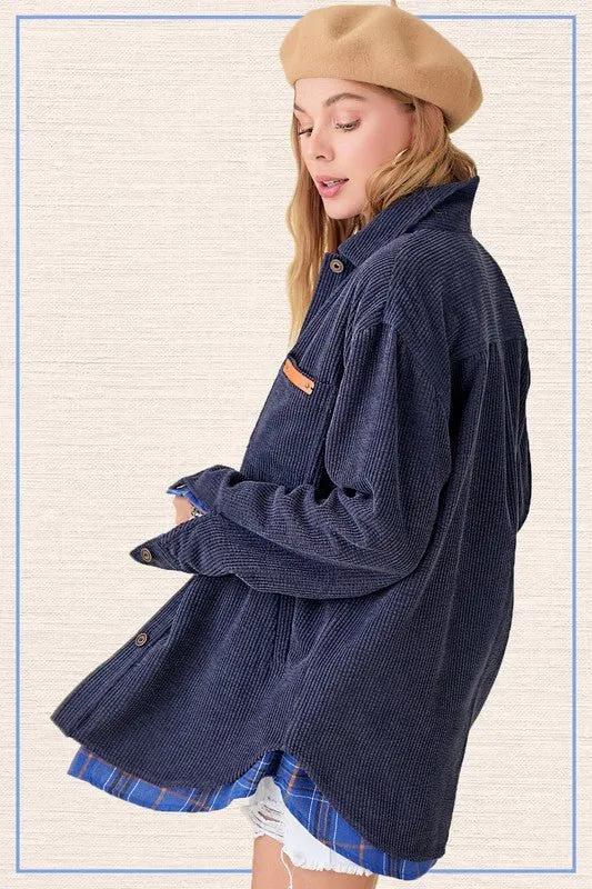 Madera Casual Layering Shacket
