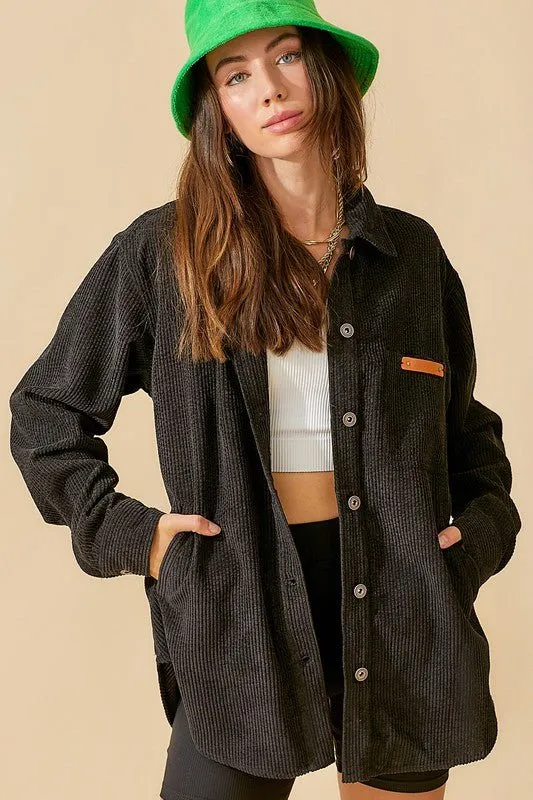 Madera Casual Layering Shacket