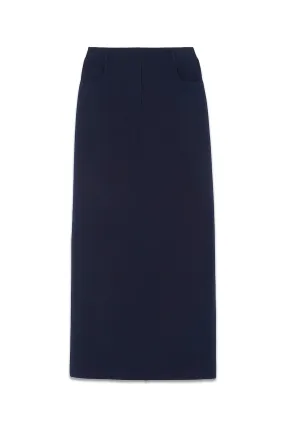 Malvo Long Wool Pencil Skirt