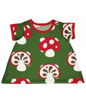 Maxomorra Nordic Mushroom Doll Short Sleeved Dress