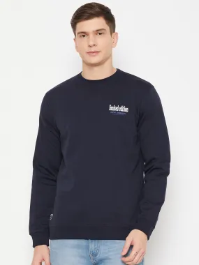 Men Printed Fleece Sweatshirt