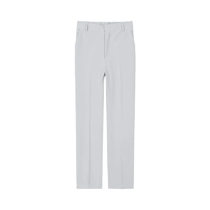Men's Business British Casual Solid Color Pants