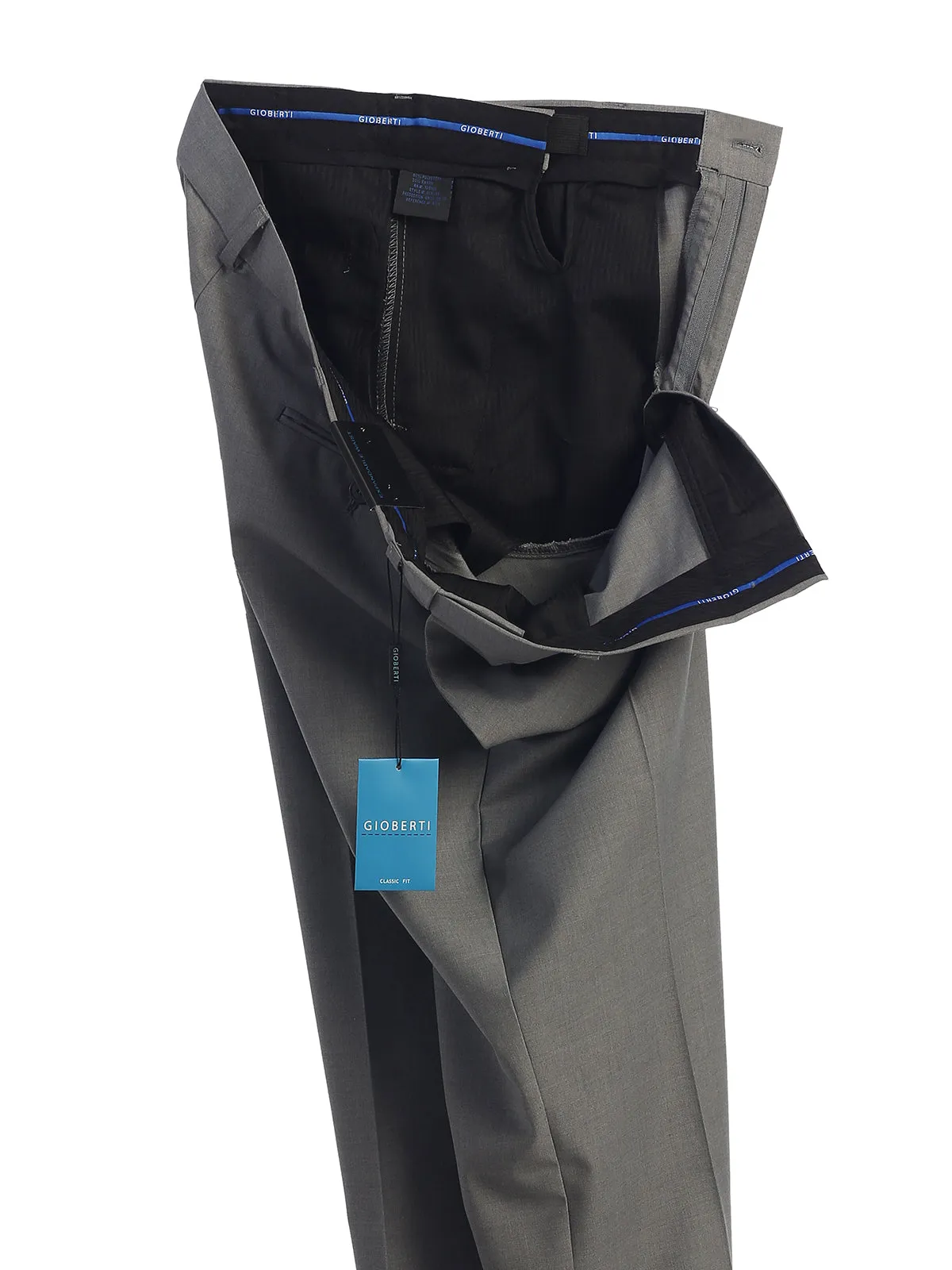 Men's Expandable Waist Dress Pants, Hunter Green