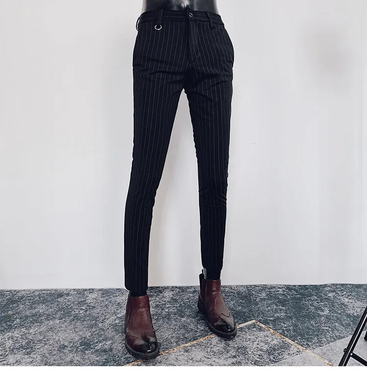 Men's Fashion Striped Formal Pants