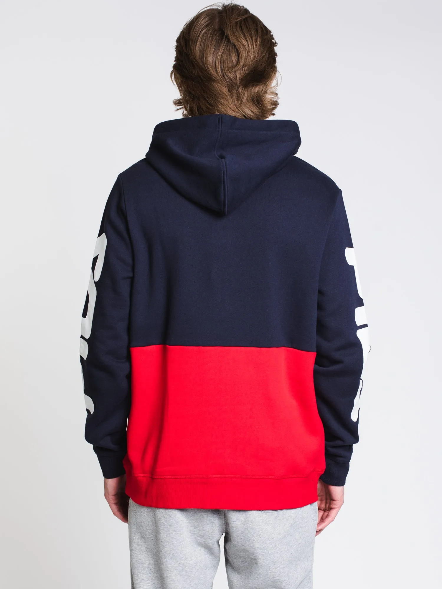 MENS MARZIO Pullover HOOD - NAVY/RED - CLEARANCE