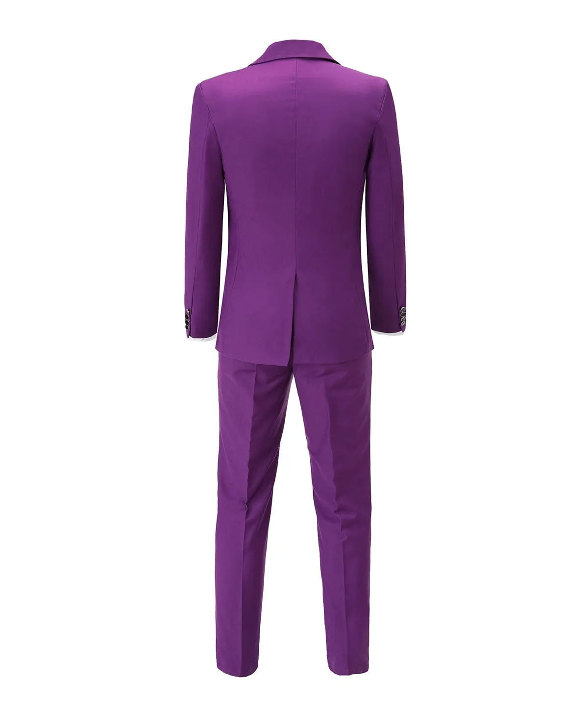 Men's Slim Fit 3 Piece Suit One Button Business Wedding (Blazer vest Pants)