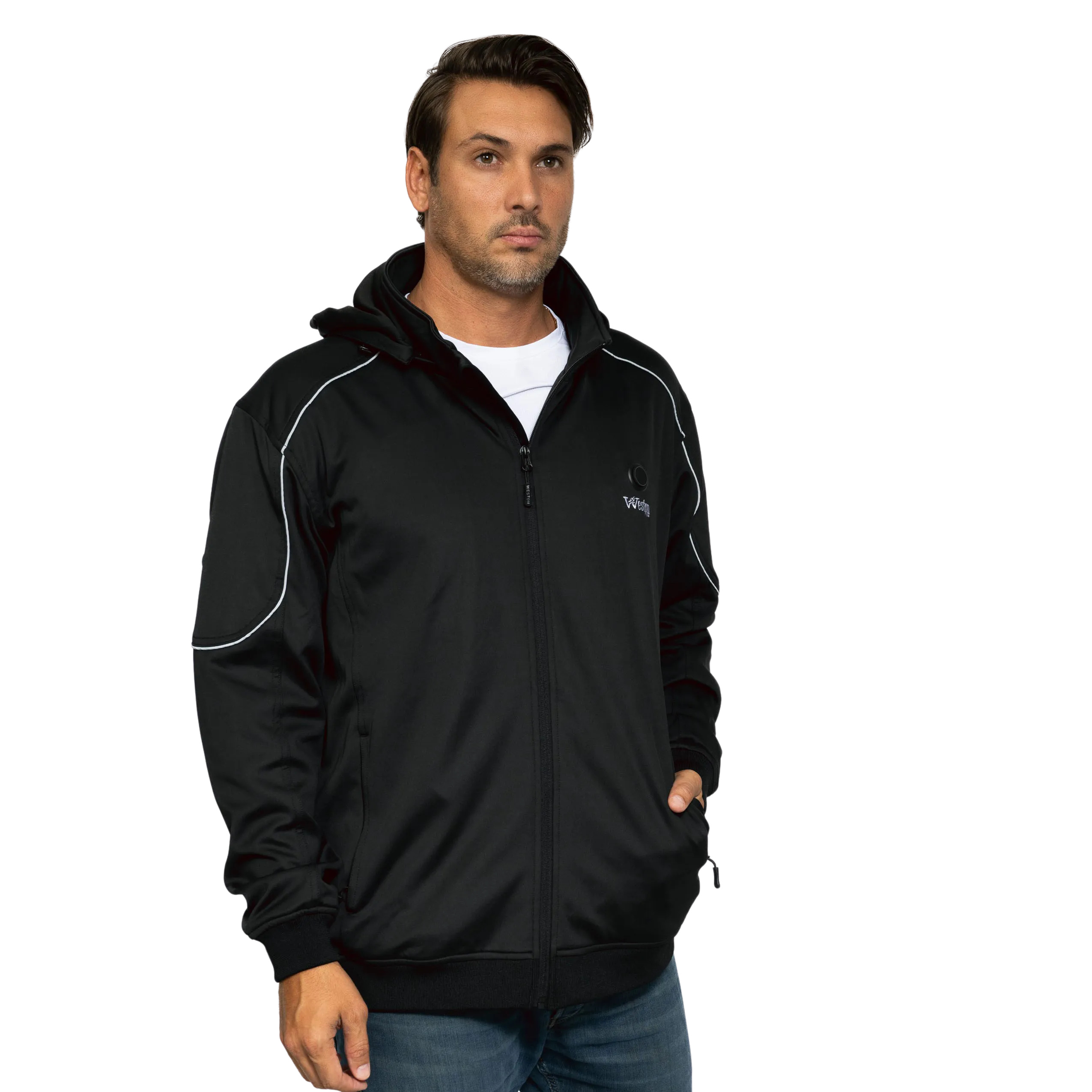 Men's Soft Shell Heated Track Jacket- FINAL SALE