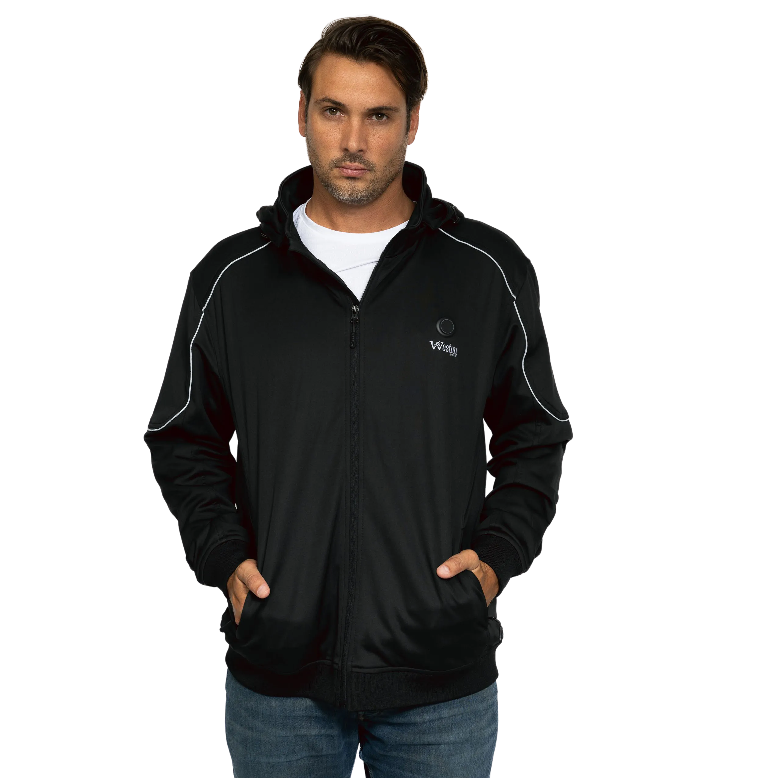 Men's Soft Shell Heated Track Jacket- FINAL SALE