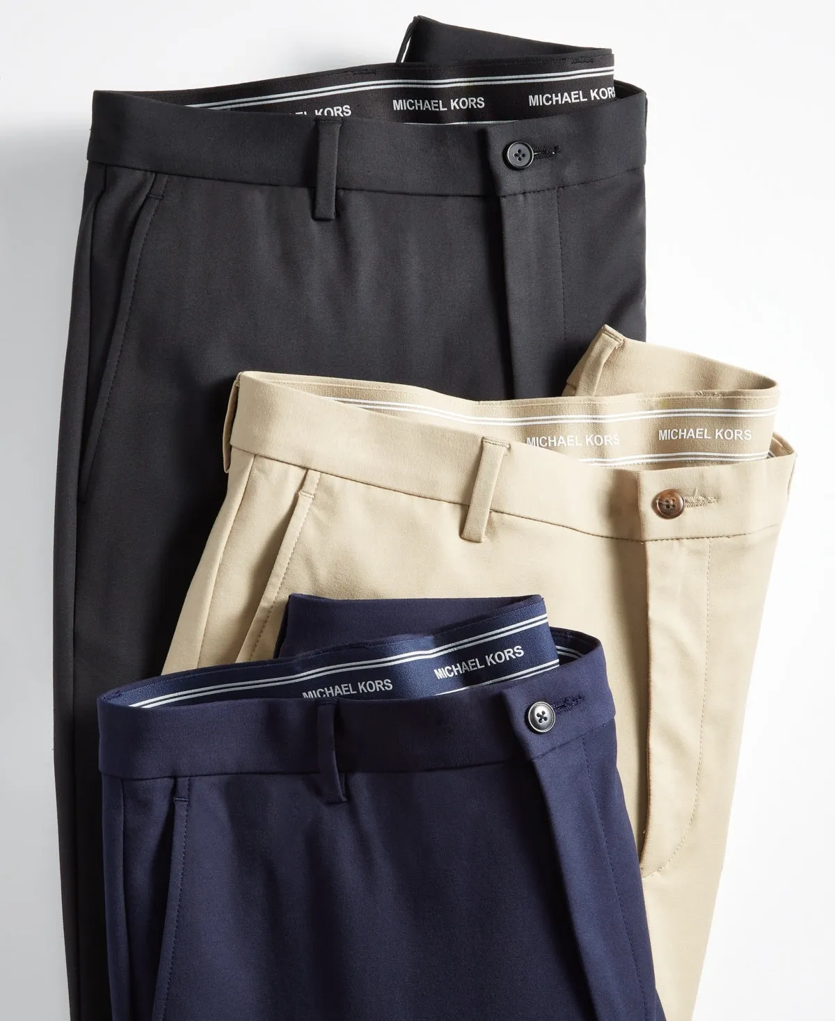 Michael Kors Mens Classic fit Dress Pants 38 / 34 Light Blue Solid