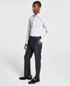 Michael Kors Mens Classic fit Dress Pants 44 / 32 Grey Solid Stretch