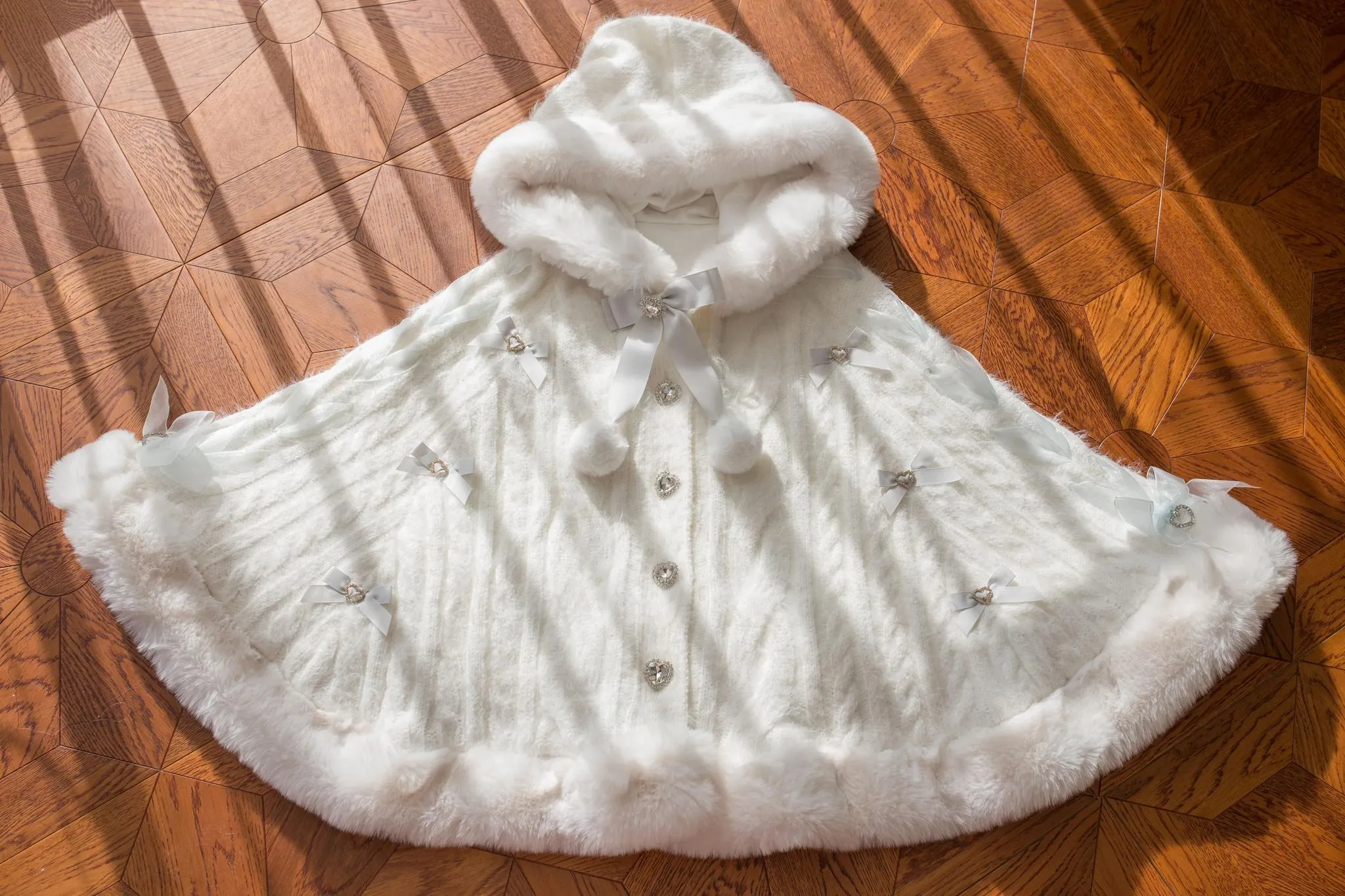 MIST~Sweet Bliss~Sweet Lolita Cape Winter Lolita Sweater Coat