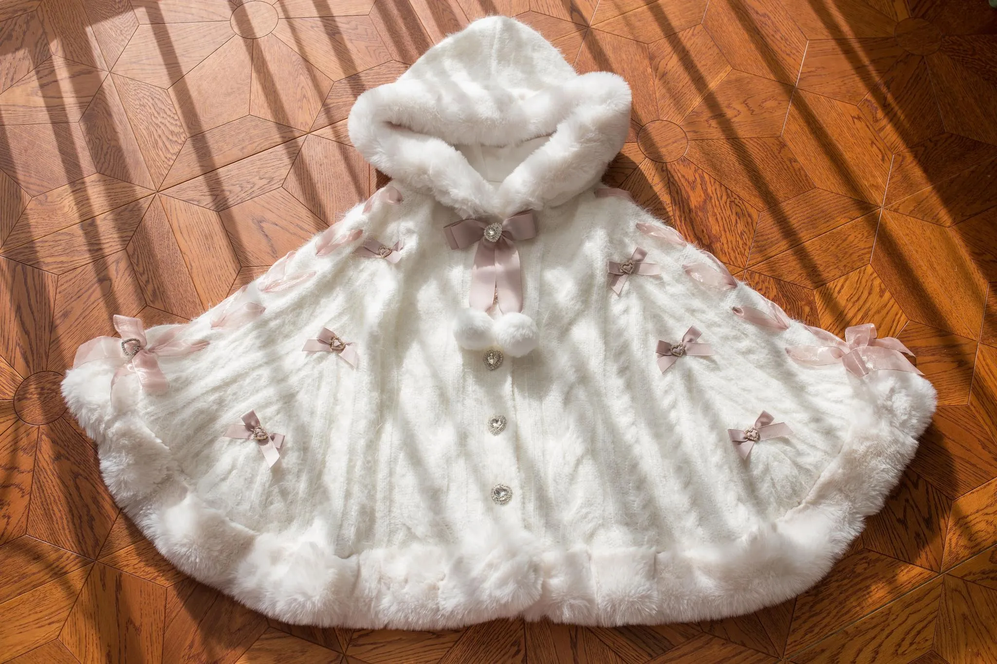 MIST~Sweet Bliss~Sweet Lolita Cape Winter Lolita Sweater Coat