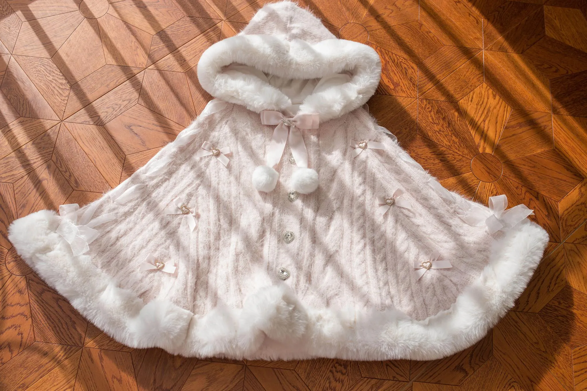 MIST~Sweet Bliss~Sweet Lolita Cape Winter Lolita Sweater Coat