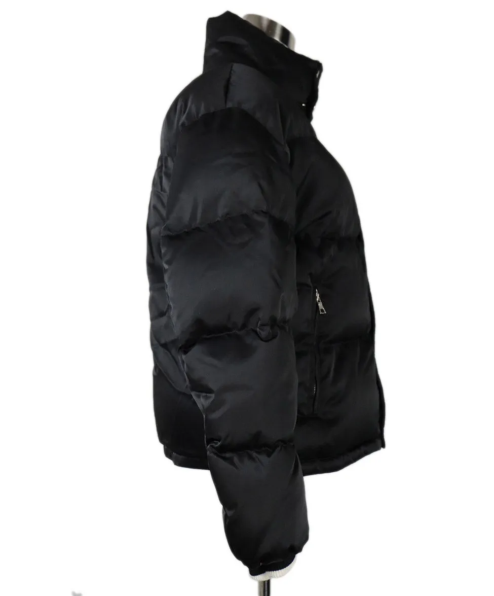 Moncler Black Nylon & Down Puffer Coat sz 0