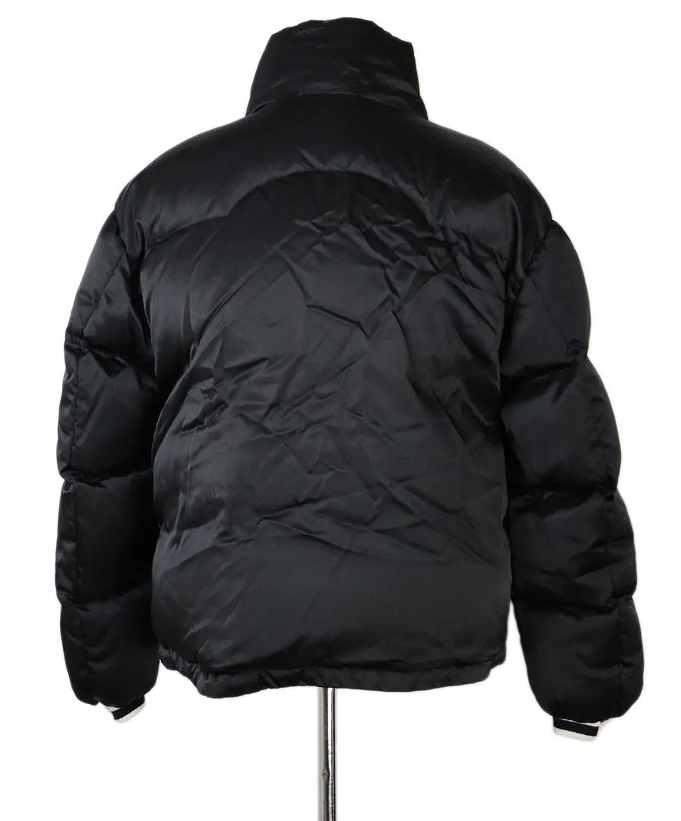 Moncler Black Nylon & Down Puffer Coat sz 0
