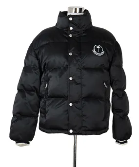 Moncler Black Nylon & Down Puffer Coat sz 0