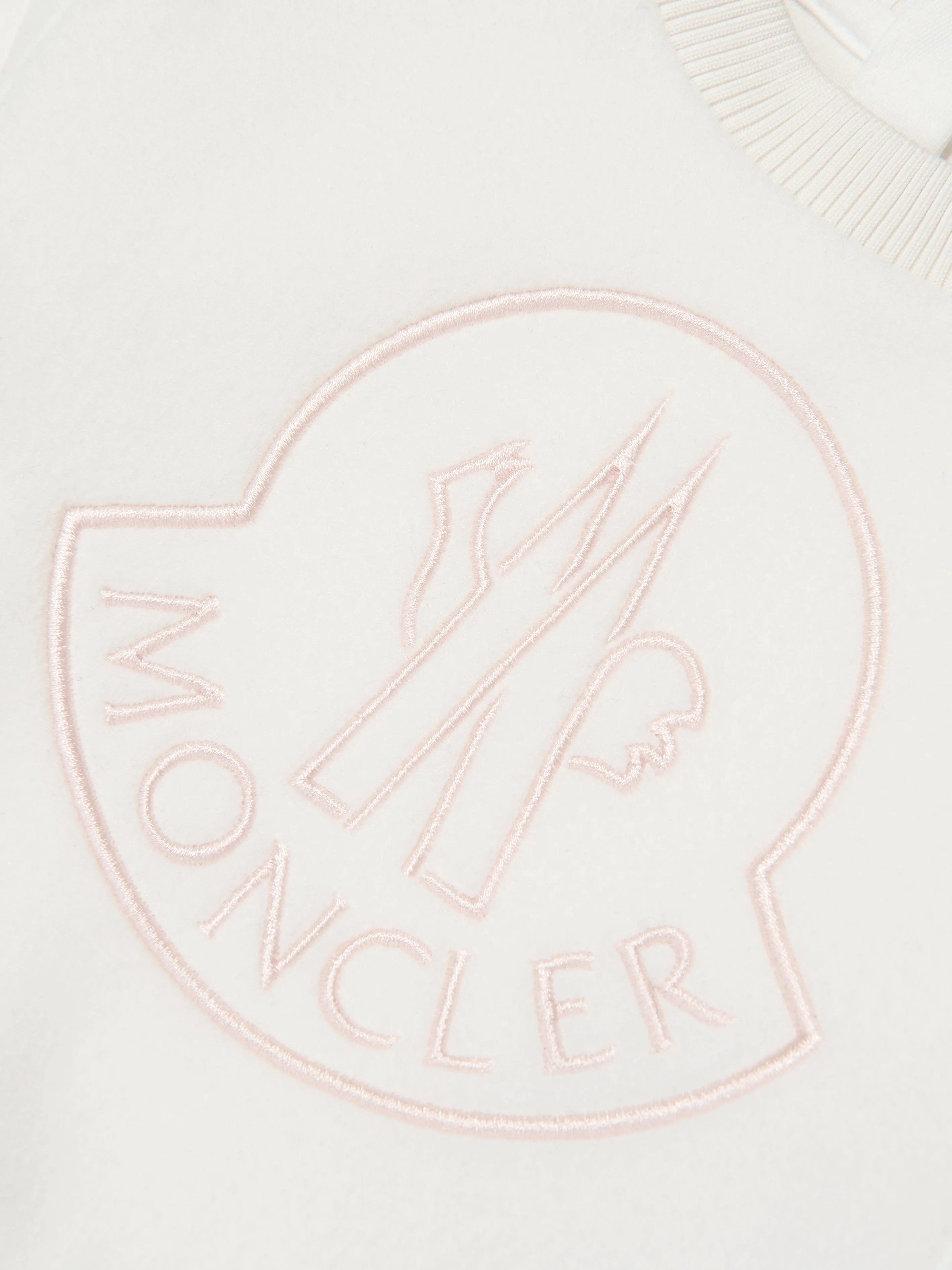 Moncler Enfant Baby Girls Logo Sweatshirt in White