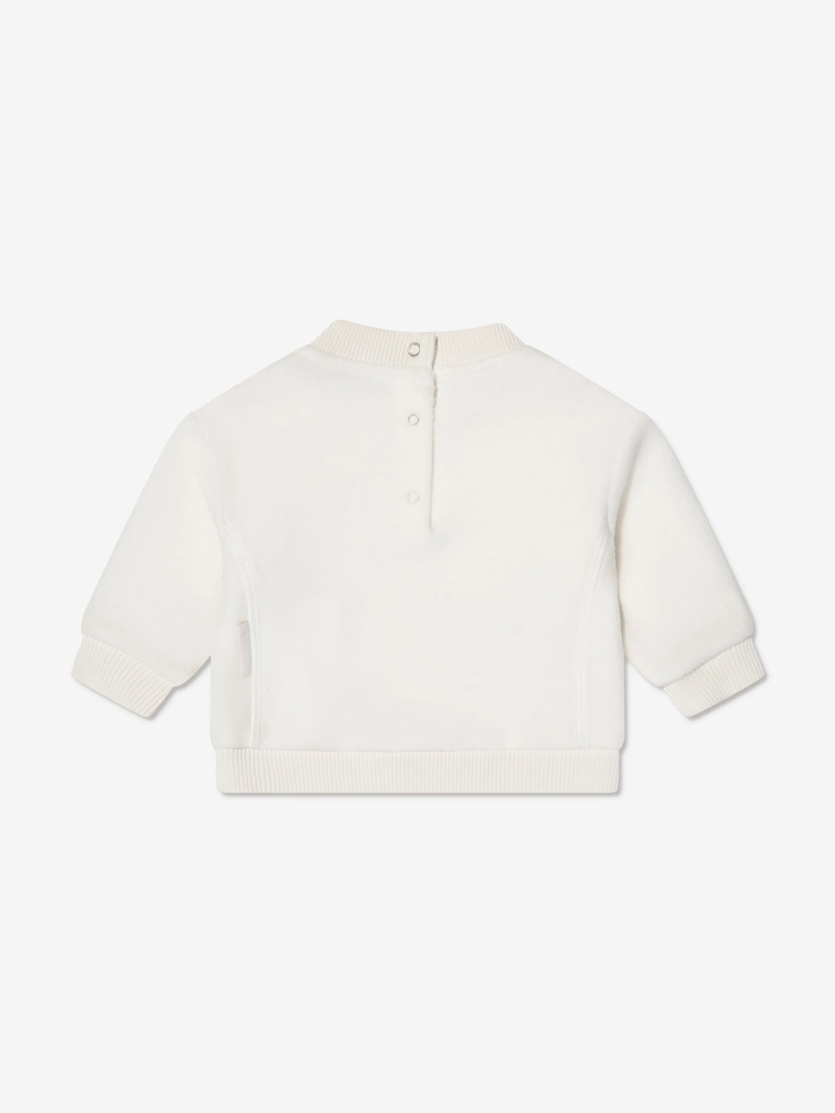 Moncler Enfant Baby Girls Logo Sweatshirt in White