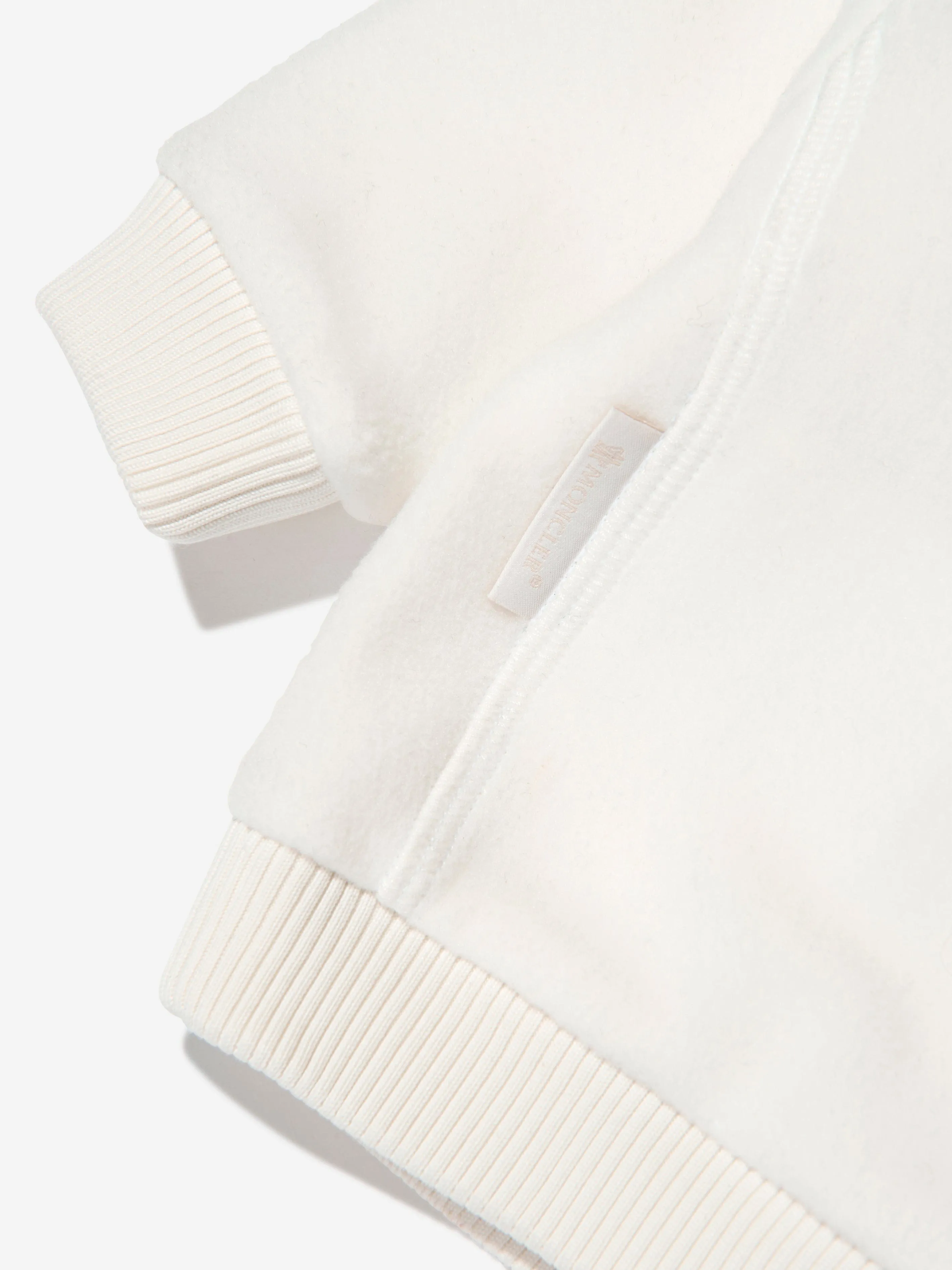 Moncler Enfant Baby Girls Logo Sweatshirt in White