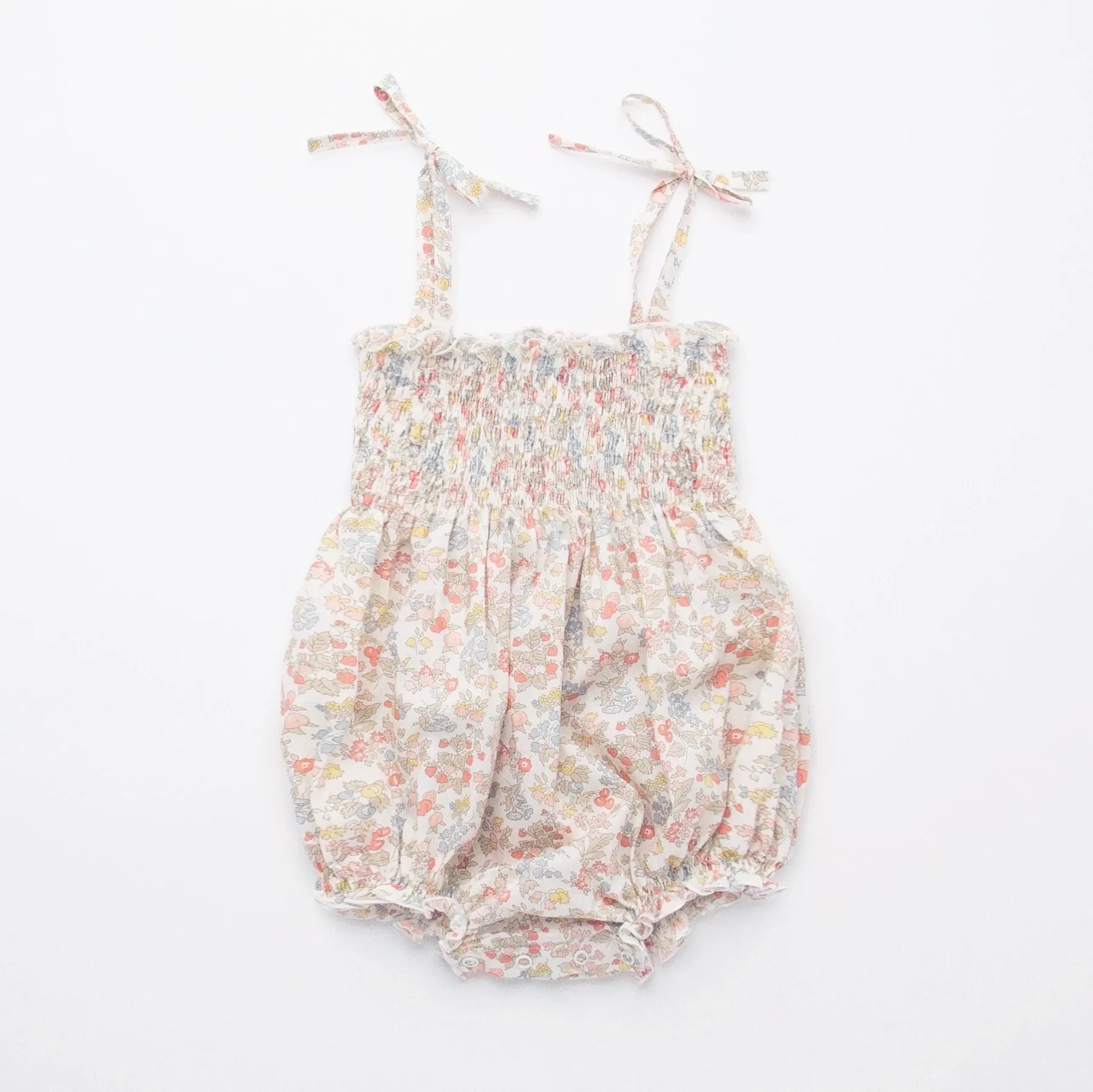 Nellie Quats Dominos Romper - Nancy Ann Liberty Print