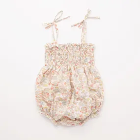 Nellie Quats Dominos Romper - Nancy Ann Liberty Print