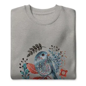 Nordic Winter Sweatshirt - Bird