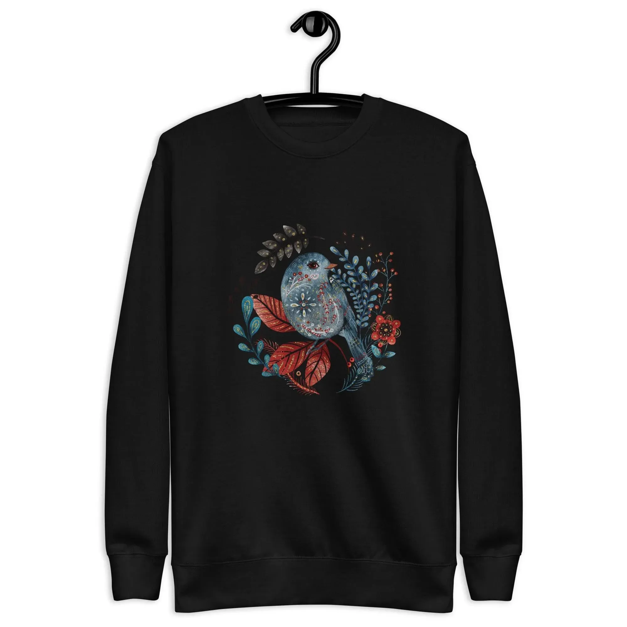 Nordic Winter Sweatshirt - Bird