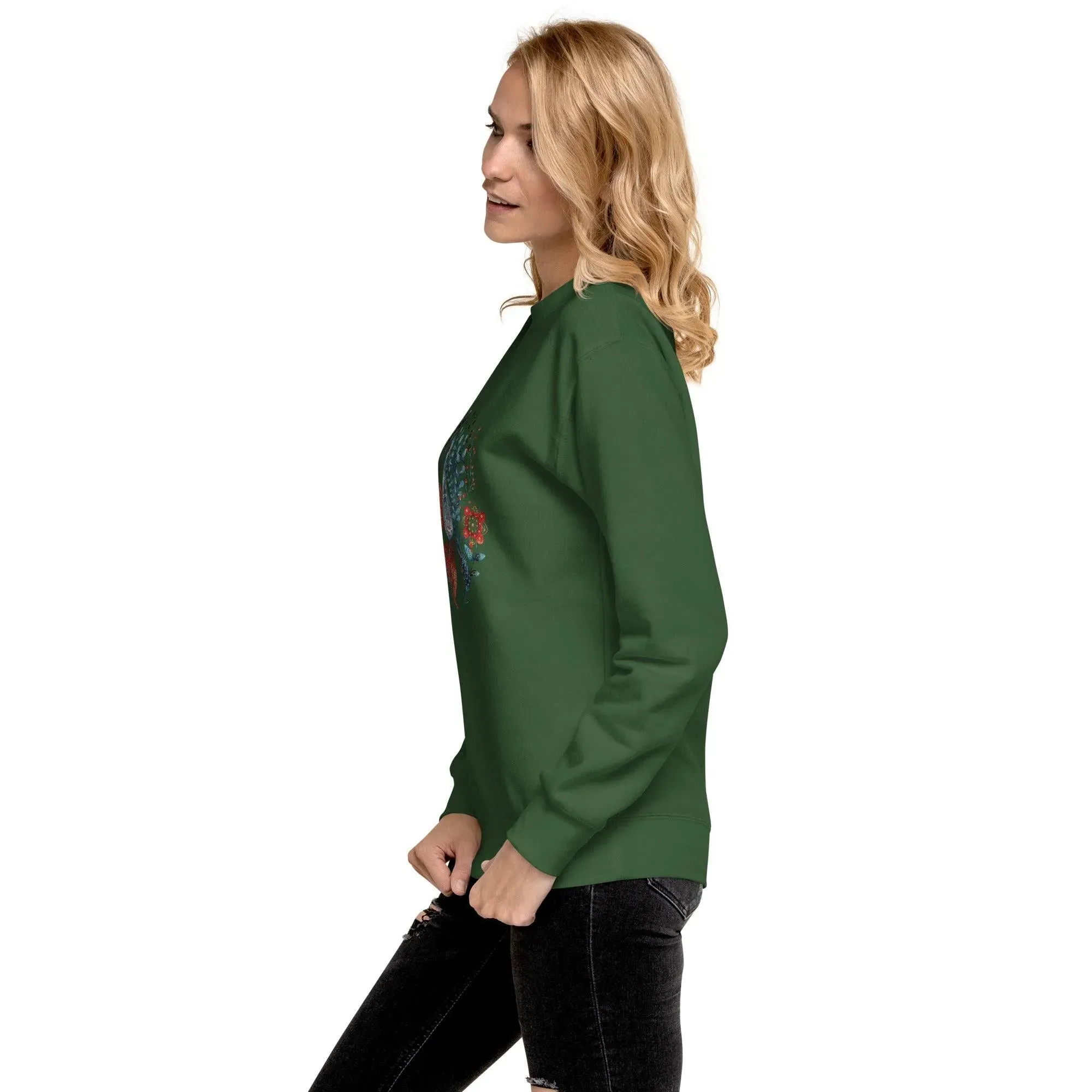 Nordic Winter Sweatshirt - Bird