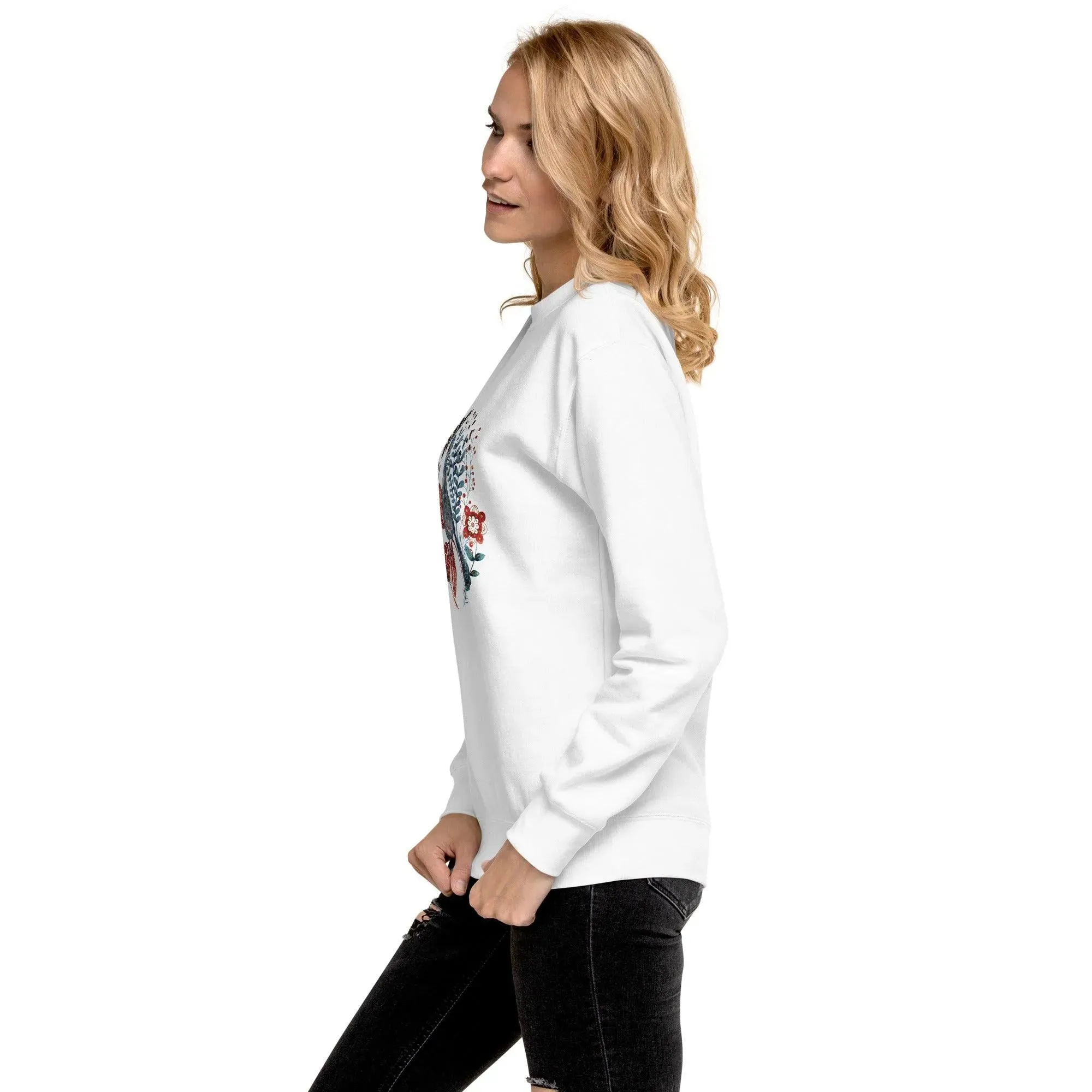 Nordic Winter Sweatshirt - Bird
