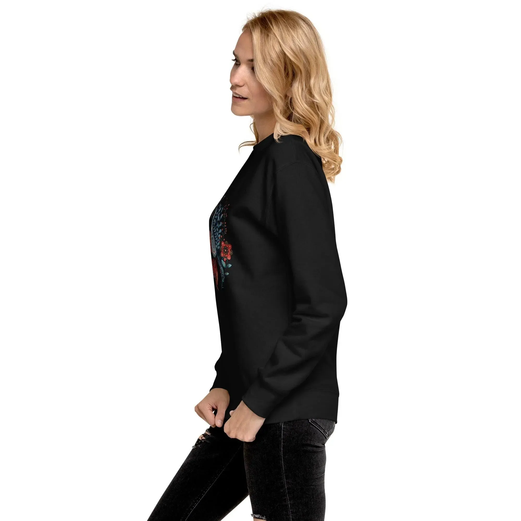 Nordic Winter Sweatshirt - Bird
